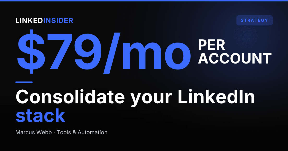 The 2026 B2B LinkedIn Tech Stack: How Many Tools Are You Actually Paying For?