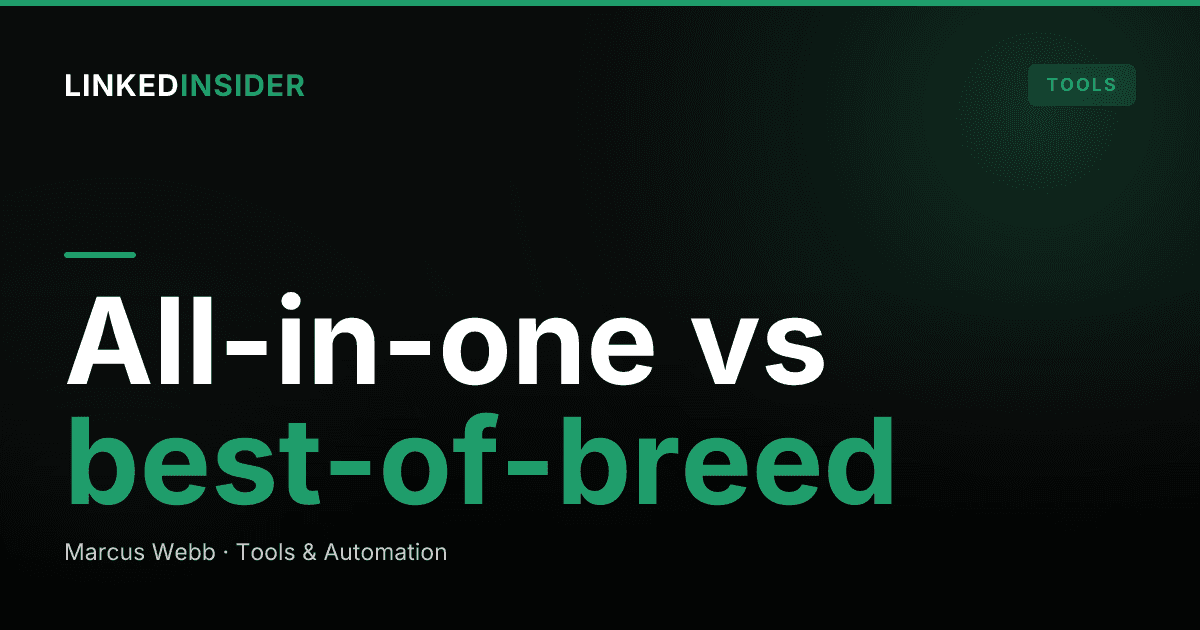 All-In-One vs Best-Of-Breed Outreach: The 2026 Stack Debate