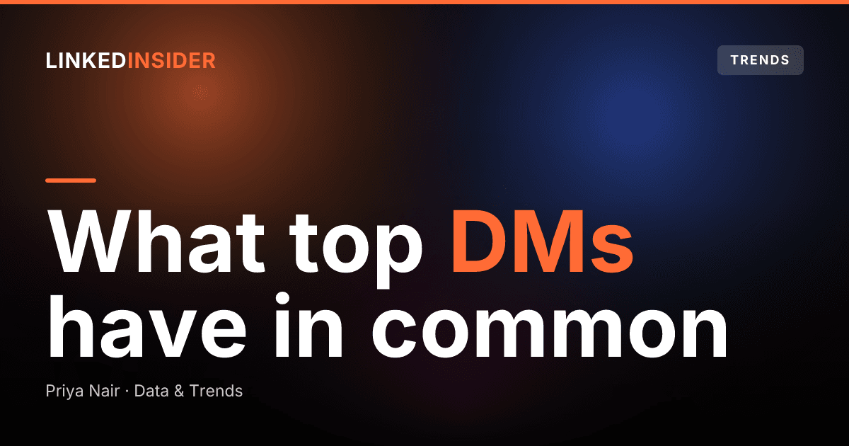 We Analyzed 100 Top-Performing LinkedIn DMs. Here's What They Share