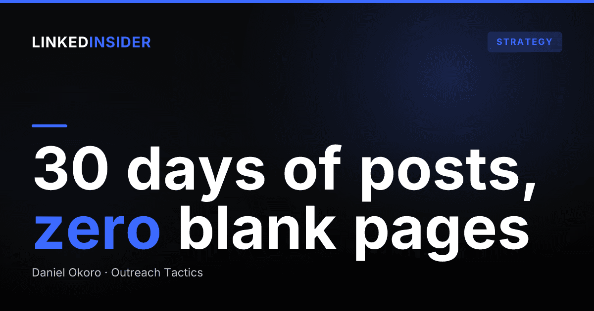 A 30-Day LinkedIn Content Calendar for Brokers