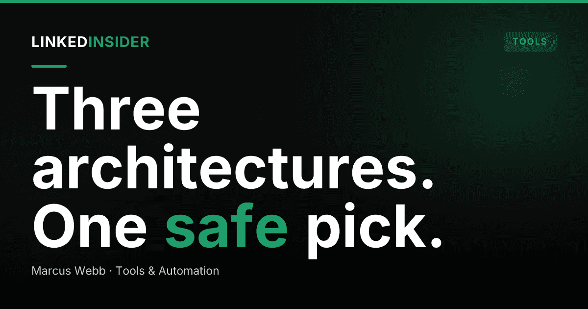 Cloud-Based vs Browser-Extension LinkedIn Tools: Which Architecture Is Actually Safer?