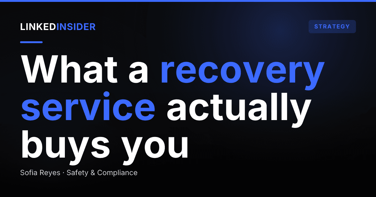What Does a LinkedIn Account-Recovery Service Actually Do?