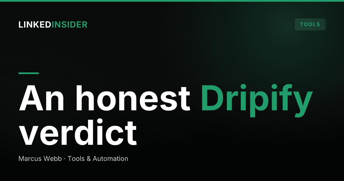 Dripify Review 2026: Is It Worth It?