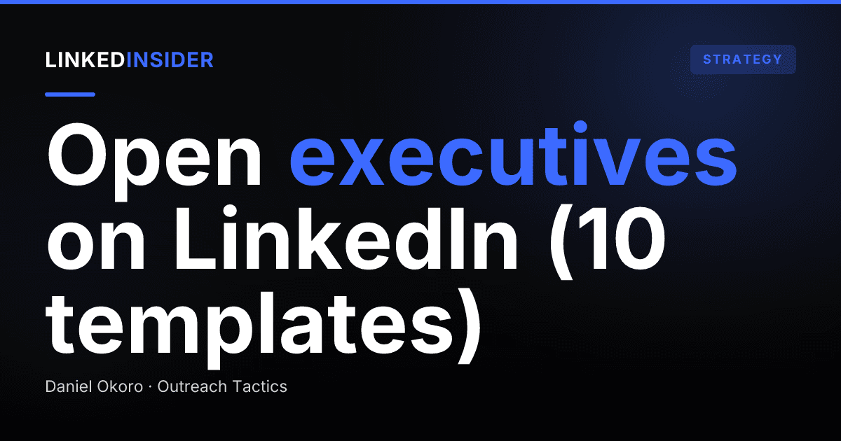 LinkedIn Icebreaker Templates for Executive Search Recruiters