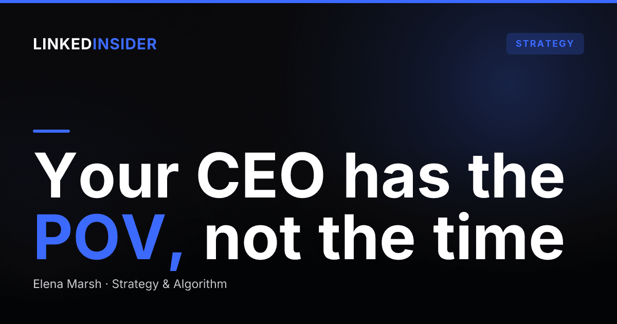 How Should Executives Use LinkedIn for Thought Leadership?