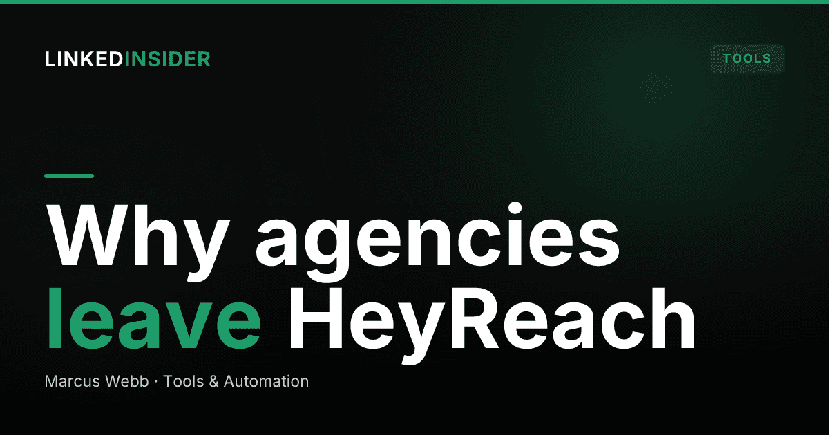 The Best HeyReach Alternatives for Agencies in 2026