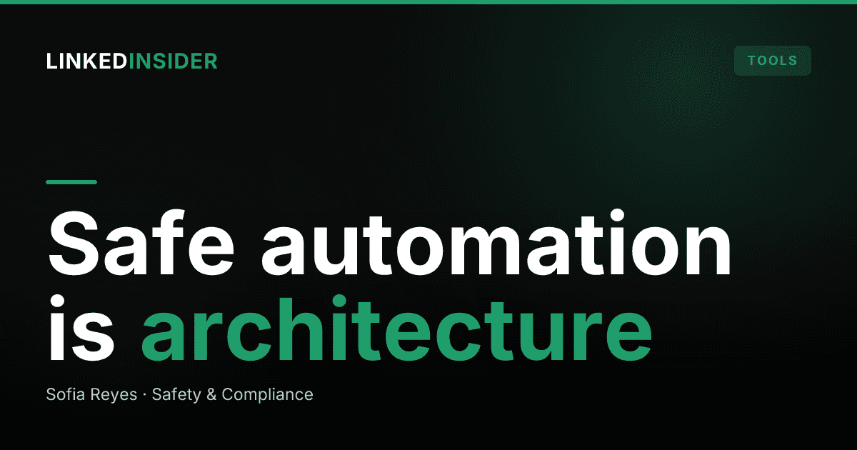 Is LinkedIn Automation Safe in 2026? The Honest Architecture Answer
