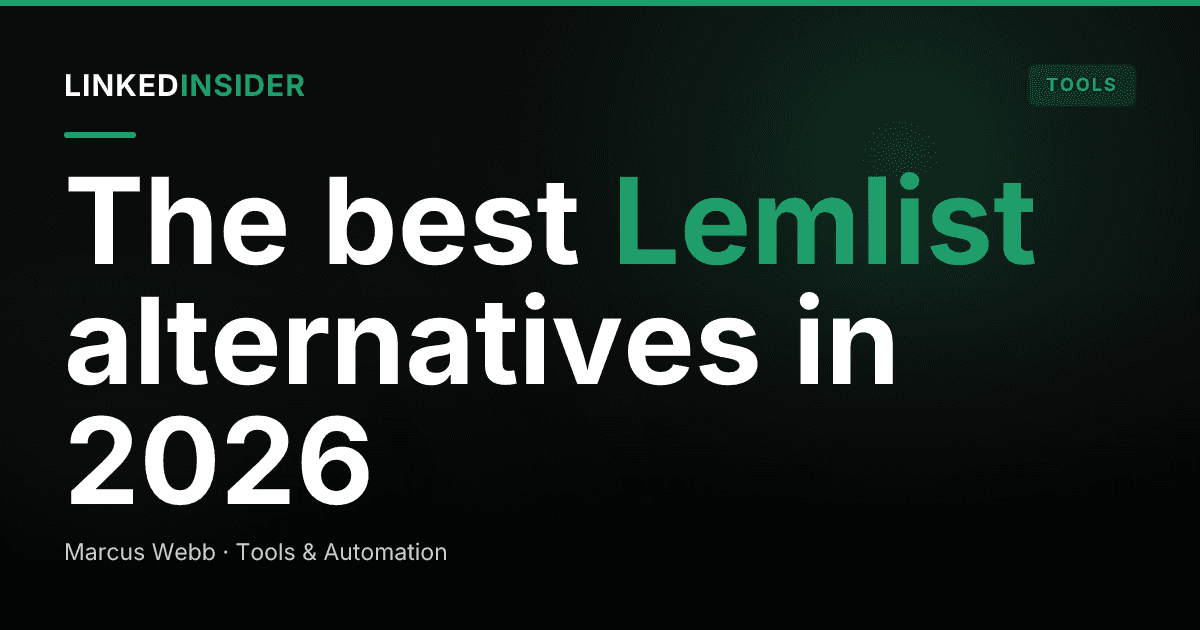 The Best Lemlist Alternatives in 2026