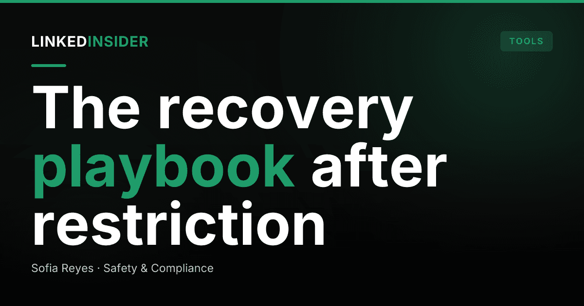 LinkedIn Account Restricted? The 2026 Recovery Playbook