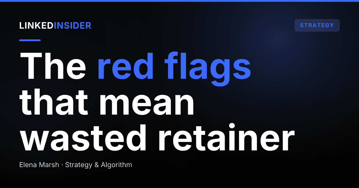 LinkedIn Lead Gen Agency Red Flags: 8 Warning Signs Before You Sign