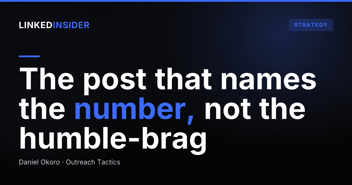 Case-Study Posts That Sell: A LinkedIn Template for High-Ticket Consultants
