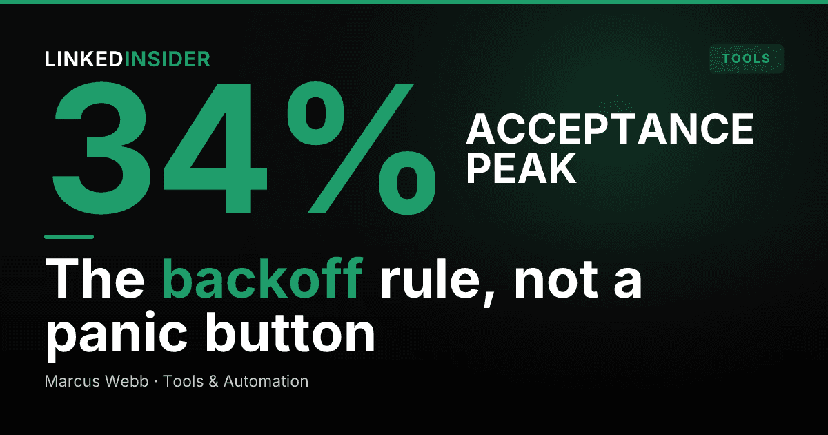 LinkedIn Cooldown and Backoff: How to Read a Soft Restriction and Resume Safely