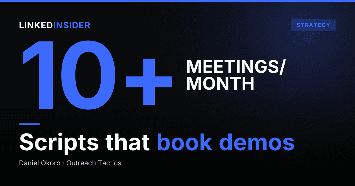 LinkedIn Outreach Scripts That Book Demos