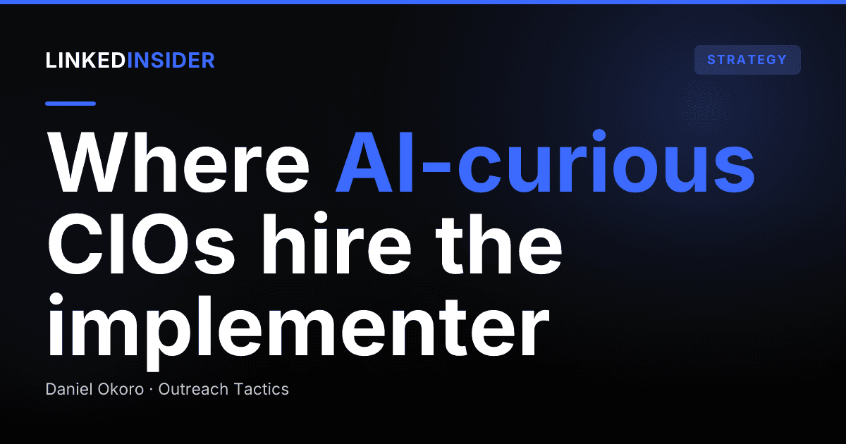 LinkedIn Lead Gen for AI Consulting and Implementation Firms