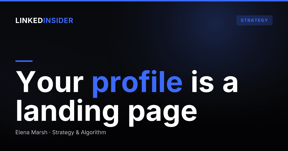 What Makes a LinkedIn Profile Convert Visitors Into Leads?