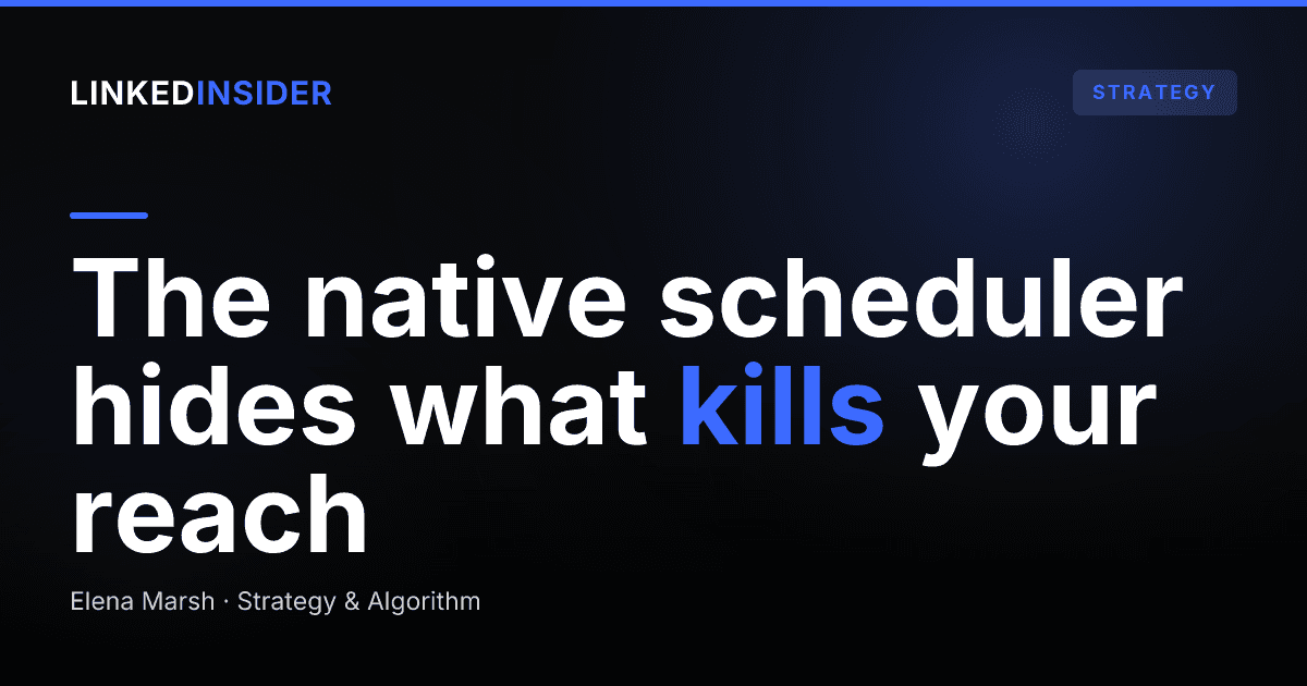 LinkedIn Native Scheduled Posts vs Third-Party Schedulers: What You Lose