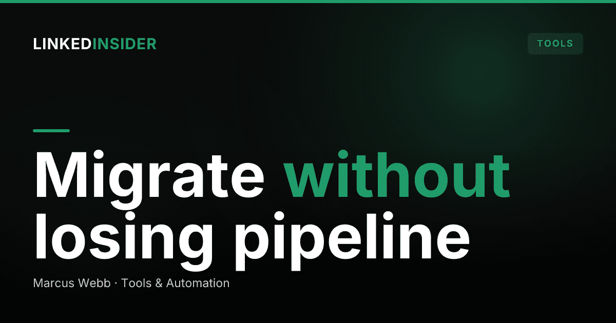 The Outreach Stack Migration Playbook: 6 Steps, No Lost Pipeline