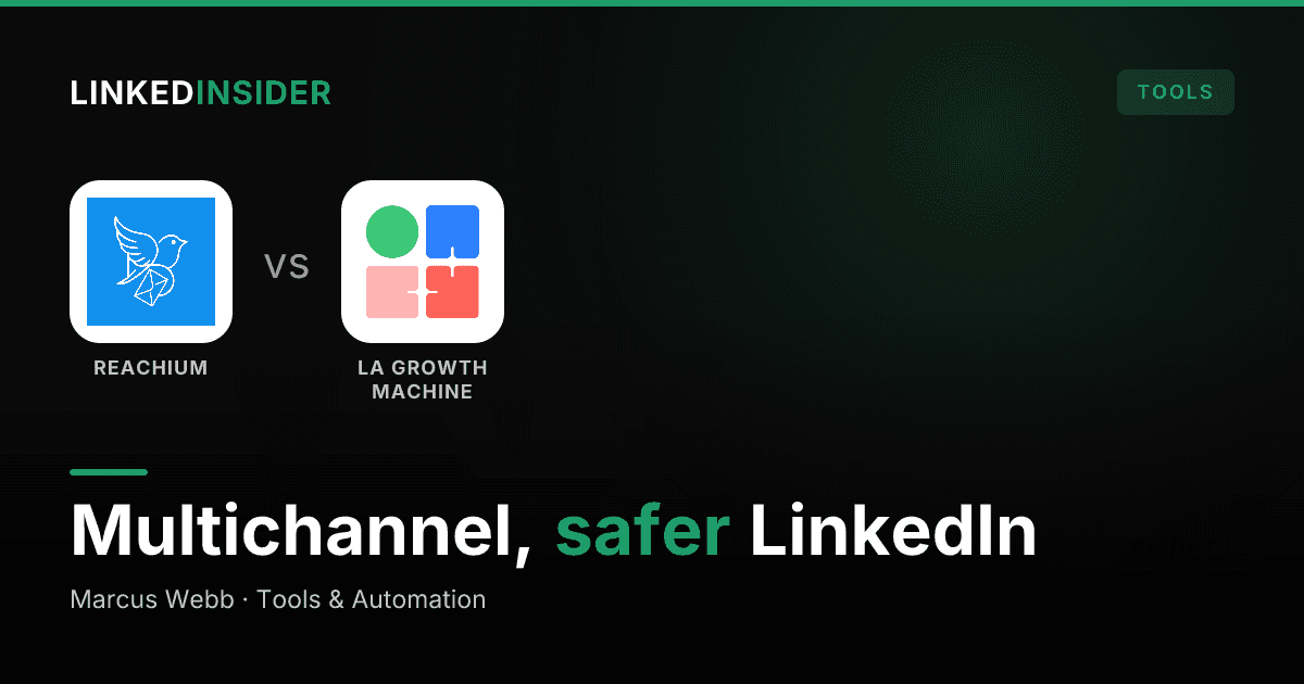 Reachium vs La Growth Machine: Which Multichannel Outreach Tool Stays Safe in 2026?
