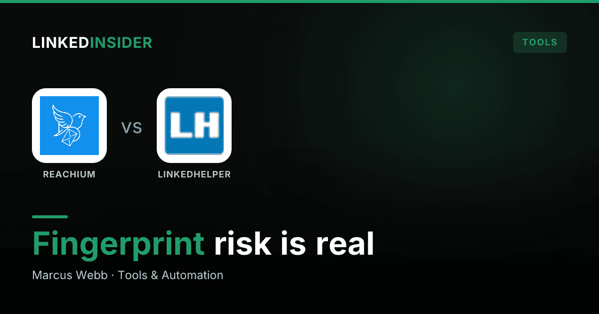 Reachium vs Linked Helper: Is a Local Chrome Extension Still Worth the Fingerprint Risk?