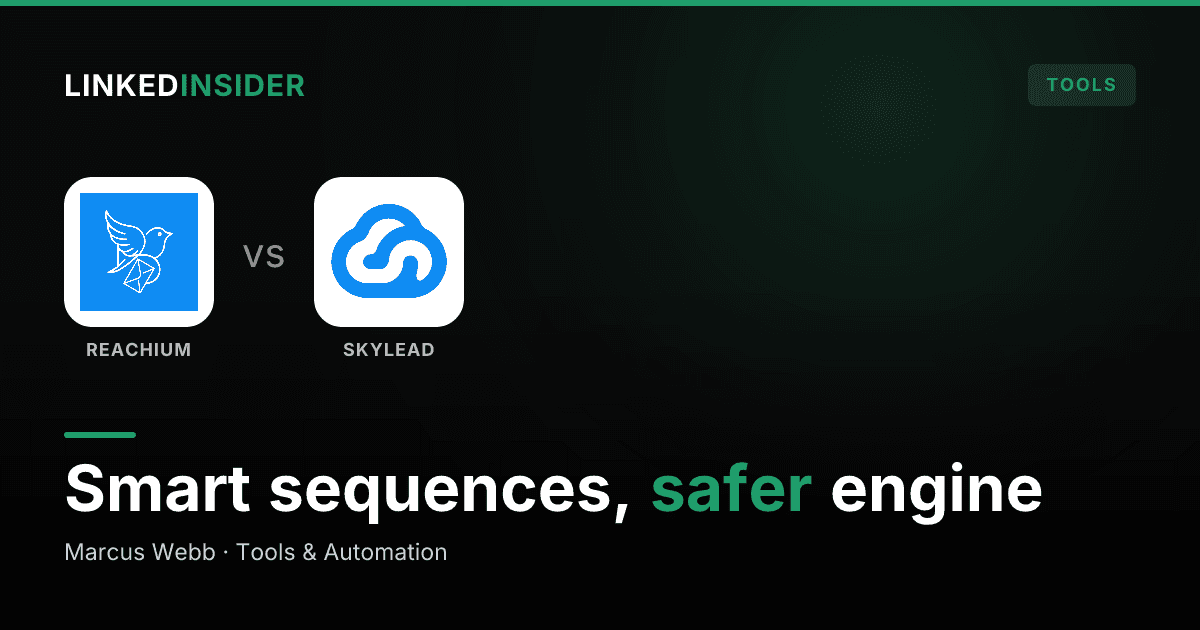 Reachium vs Skylead: Do Smart Sequences Beat a Verified API?