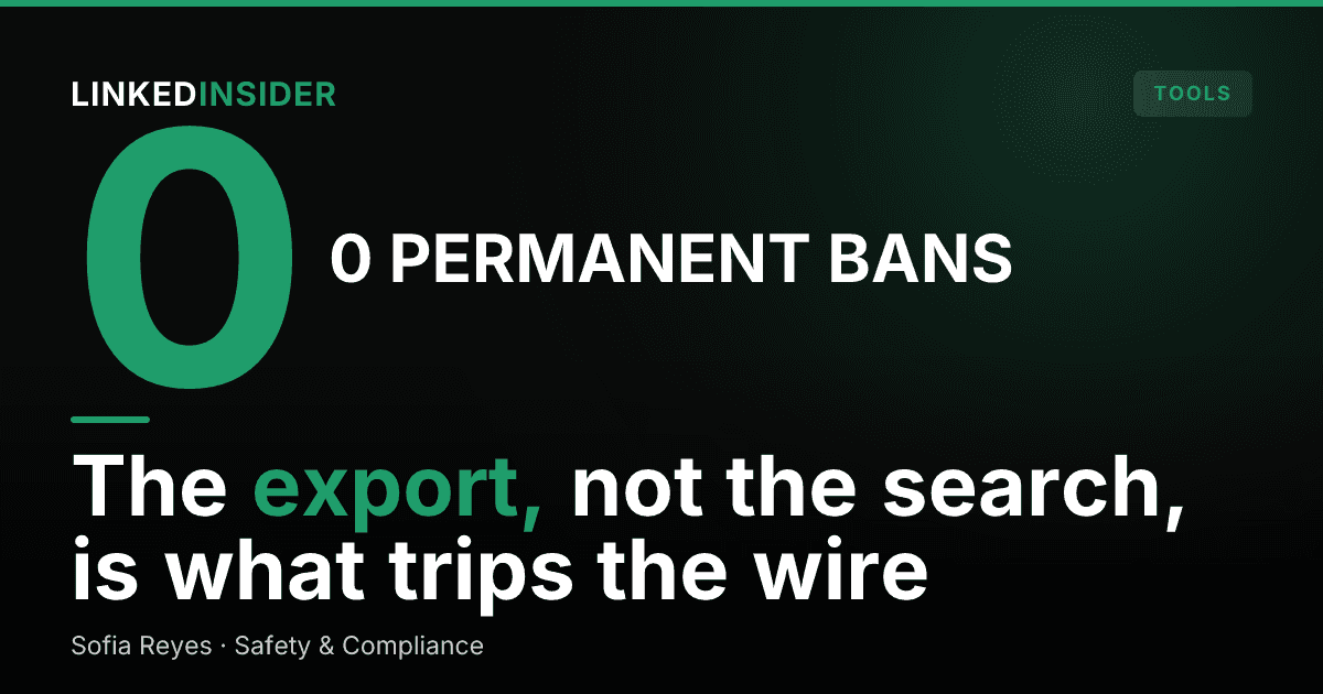 Does Exporting Sales Navigator Leads Get You Banned? The 2026 Reality