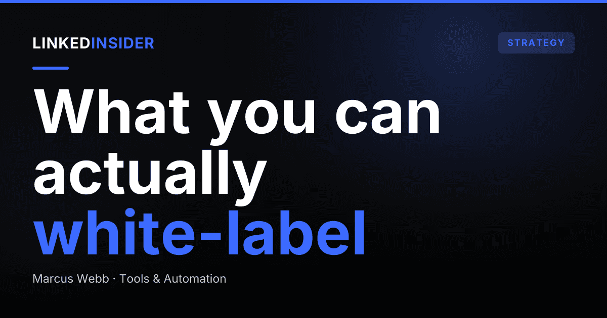 White-Label LinkedIn Outreach: How Agencies Resell It