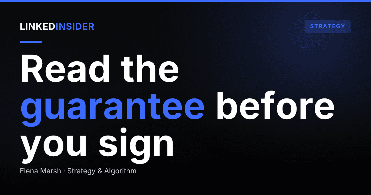 What Does a 60-Day Meeting Guarantee Actually Cover?