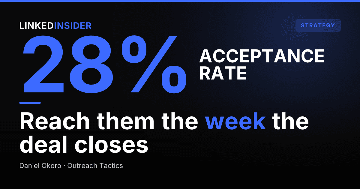 The Acquisition-Trigger LinkedIn Message: How to Reach a Newly-Acquired Company Before Reps Pile In