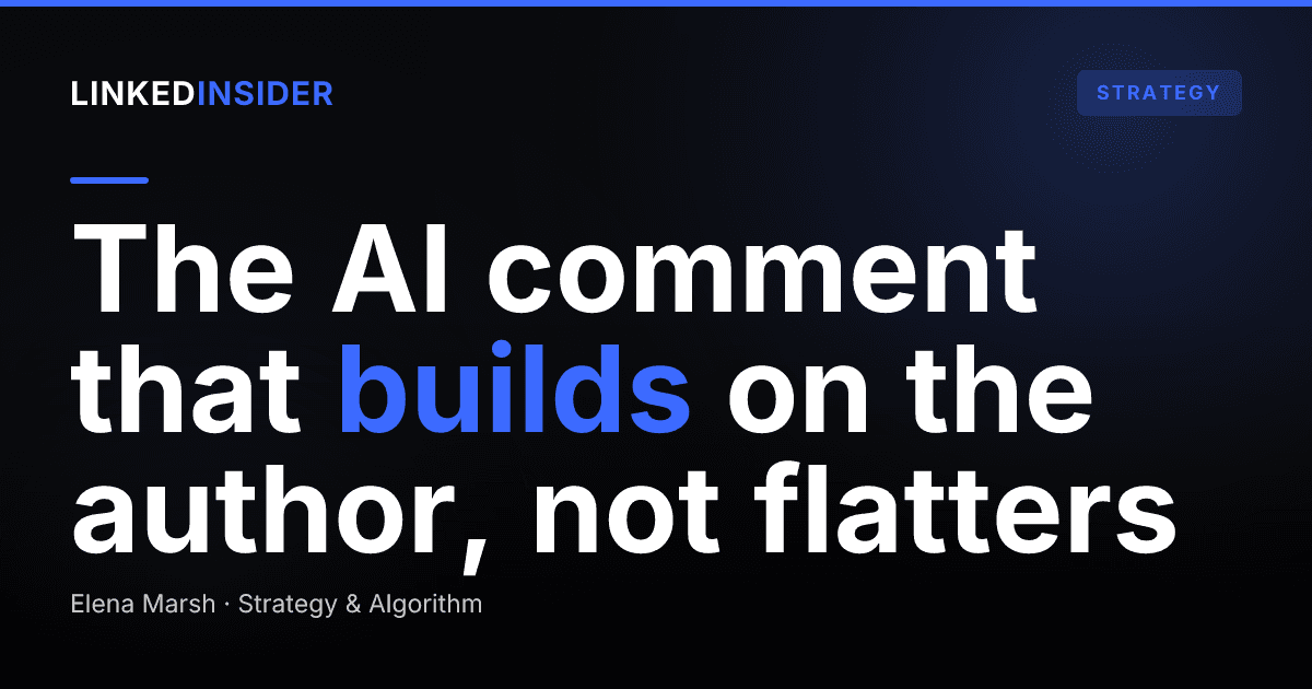 Using AI to Draft LinkedIn Comments That Actually Get Noticed