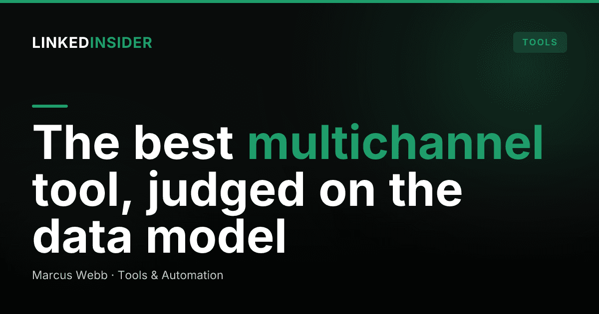 Best Multichannel (LinkedIn + Email) Outreach Tool in 2026