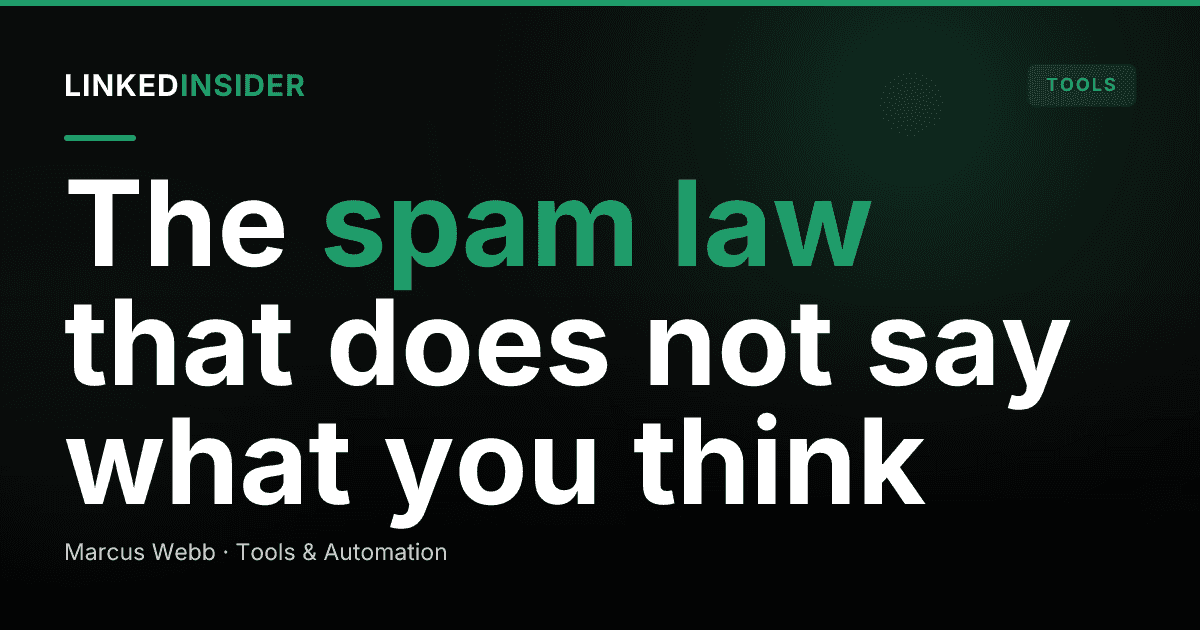 CAN-SPAM and CASL on LinkedIn: Do Email Laws Apply to DMs?