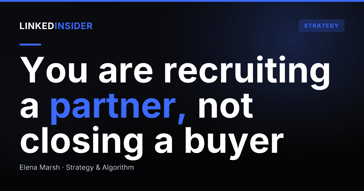 Channel Partner Recruitment on LinkedIn: A BD Sourcing System That Doesn't Spam