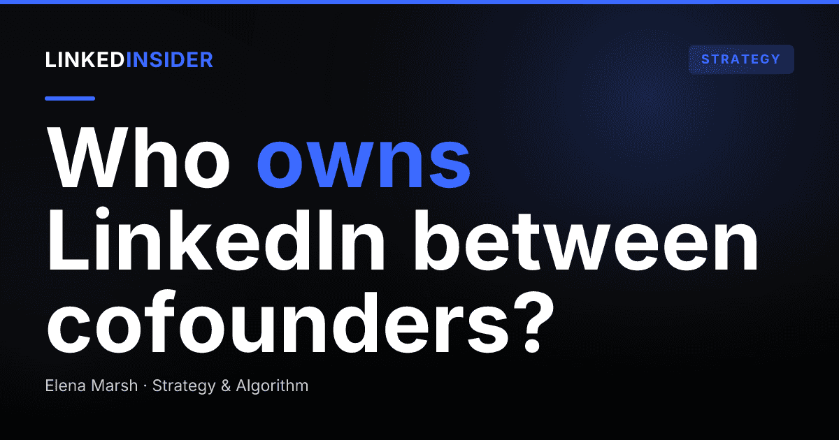How Startup Co-Founders Should Split LinkedIn Responsibilities