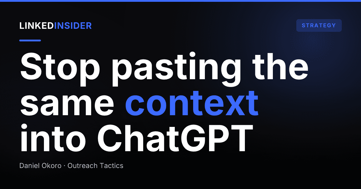 Building a Custom GPT for LinkedIn Sales: A Step-by-Step SDR Setup