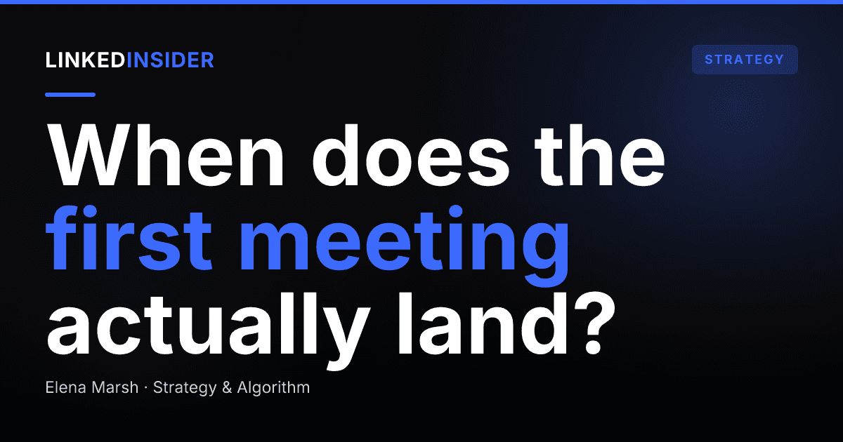 How Fast Can Done-For-You LinkedIn Book Your First Meeting?