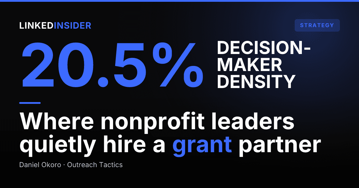 LinkedIn for Grant Writers and Fundraising Consultants: A Retainer Pipeline From Nonprofit Leaders