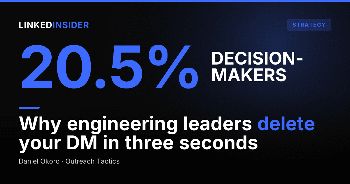 How to Reach a VP of Engineering on LinkedIn (Without Getting Ignored)