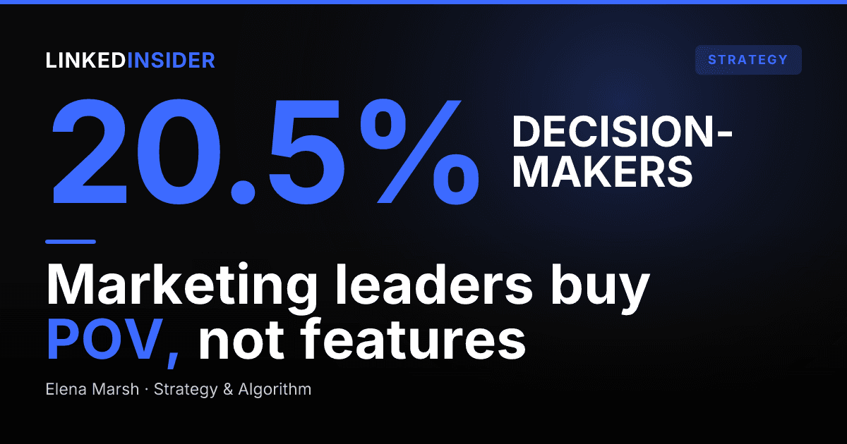 How to Sell to a VP of Marketing on LinkedIn: A MOFU Playbook