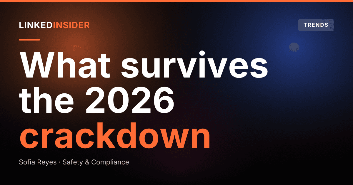 LinkedIn's Automation Crackdown in 2026: What Changed, What's Still Safe
