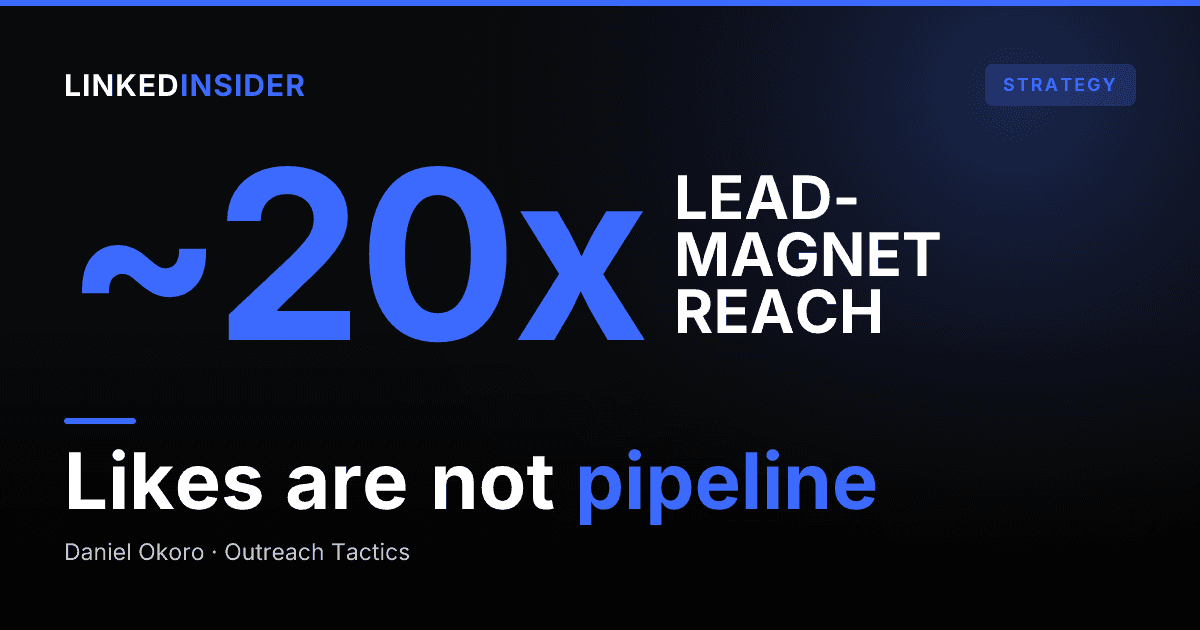 Why Your LinkedIn Engagement Is Not Converting to Leads (Fixing the Audience-to-Pipeline Leak)