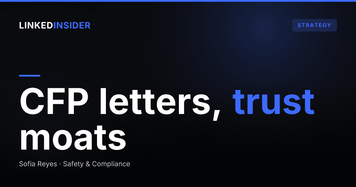 LinkedIn Lead Gen for CFP-Certified Planners