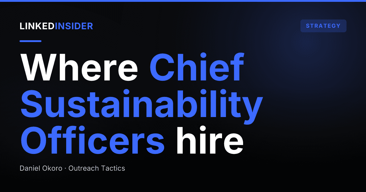 LinkedIn Lead Gen for ESG and Sustainability Consultants