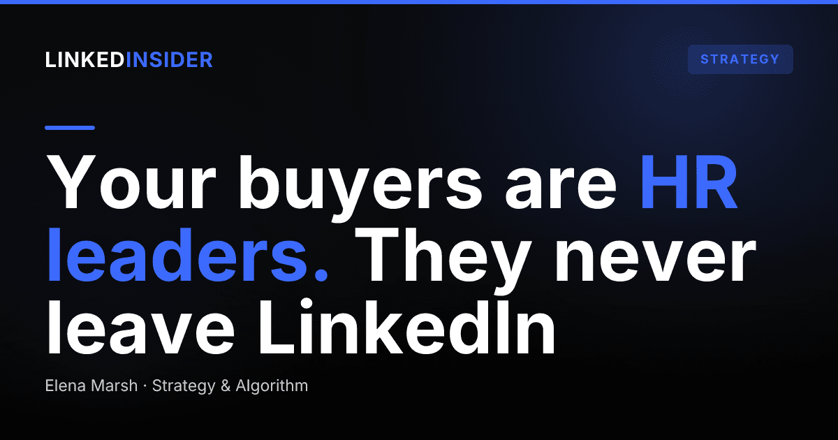 LinkedIn Lead Gen for HR & Benefits Consultants: Reaching Decision-Makers Who Live on the Platform