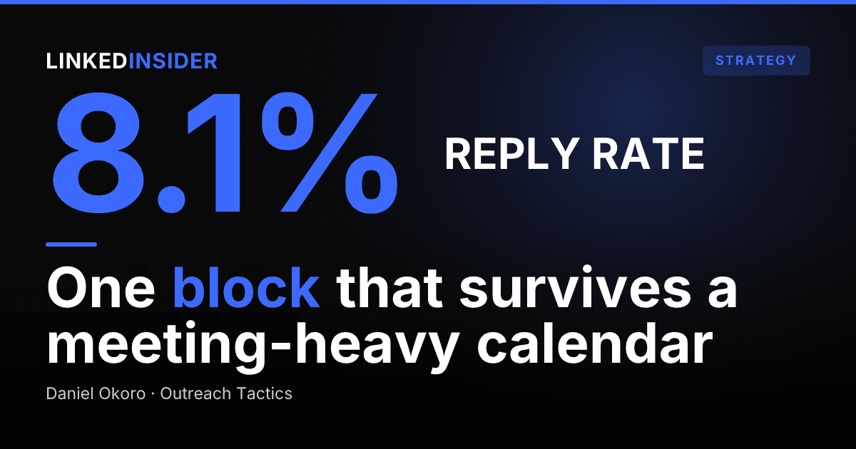 The LinkedIn Power Hour: A 60-Minute Daily Prospecting Block for SDRs