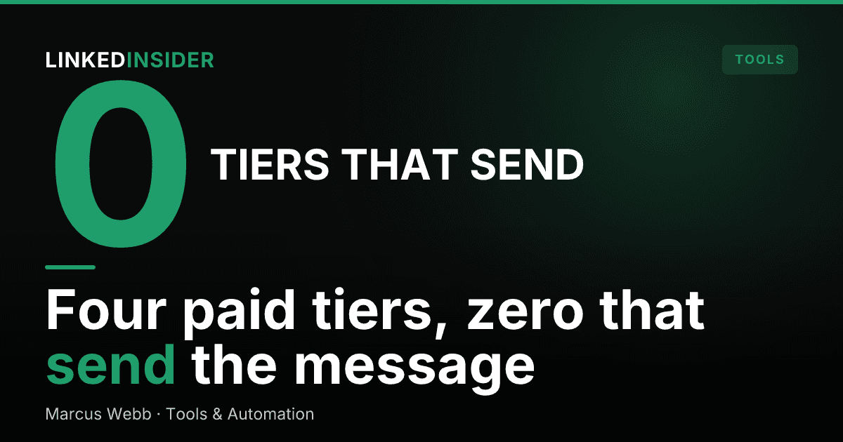 LinkedIn Premium vs Business vs Sales Navigator vs Recruiter: Which Tier Does What