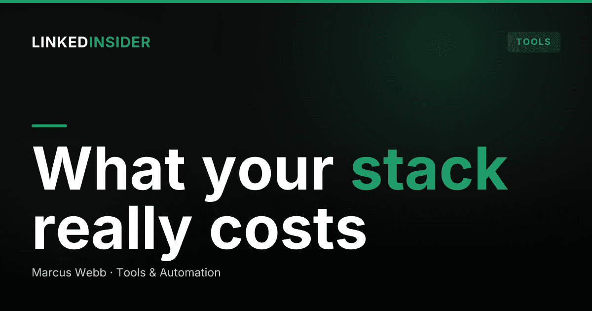 The Real Cost of a Fragmented LinkedIn Outreach Stack