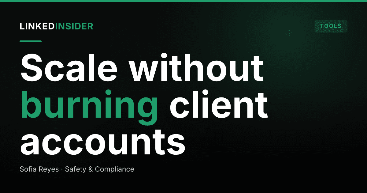 Rented LinkedIn Accounts for Agencies: Scale Without Burning Client Accounts