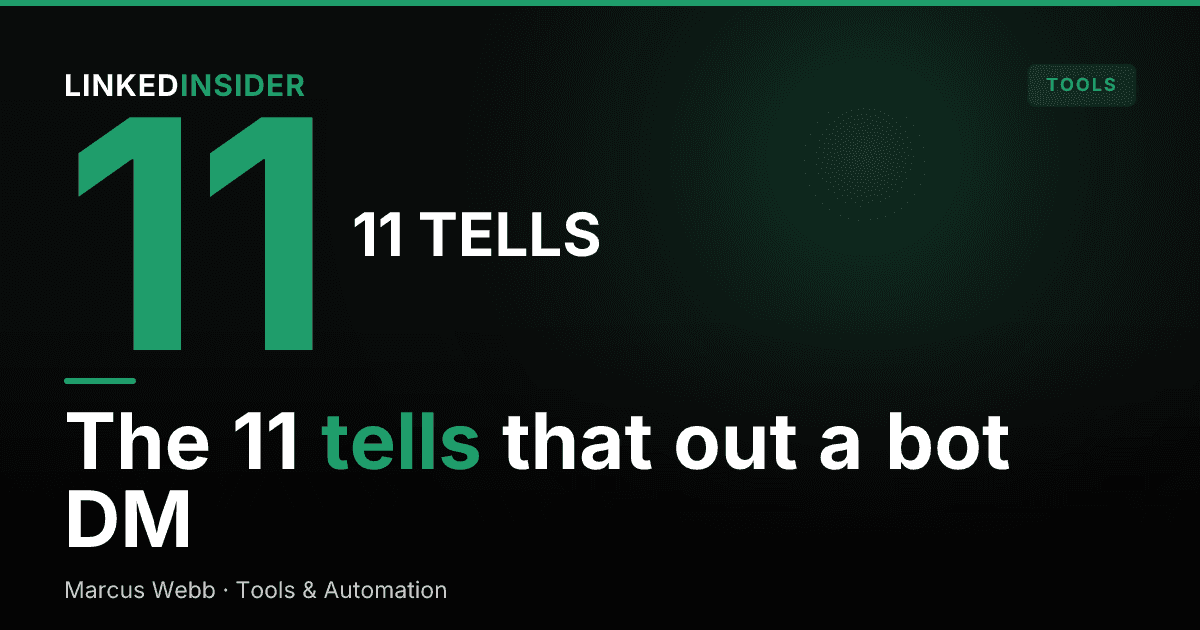 How to Spot AI-Written LinkedIn Connection Requests (The 11 Tells)