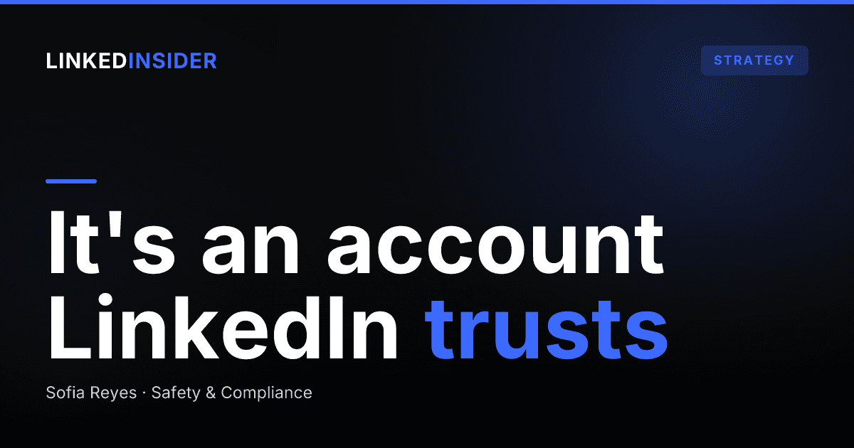 What Is a Warm LinkedIn Account, and Why Does It Matter?