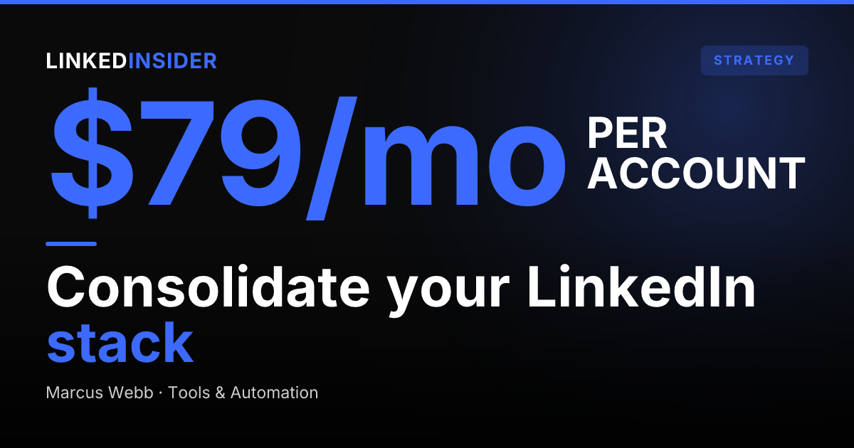 The 2026 B2B LinkedIn Tech Stack: How Many Tools Are You Actually Paying For?